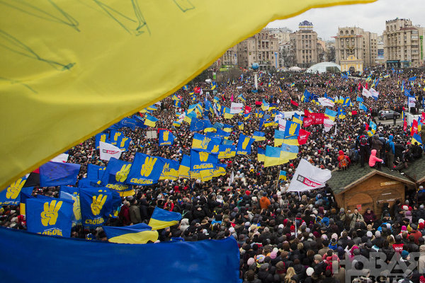 Новости в фотографиях - Украина. ЕвроМайдан 2013
