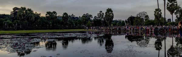 Рассвет и закат на Ангкор-Вате (Камбоджа).