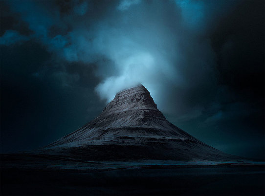 Потрясающий инфракрасные фото Исландии