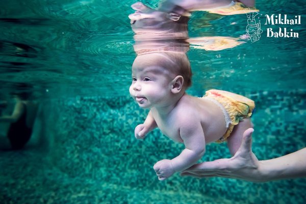 Фотосессия под водой, в бассейне