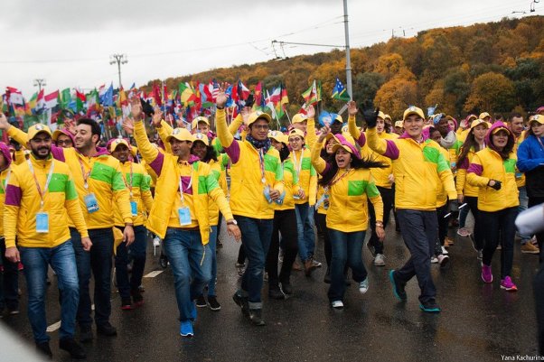 14.10.2017 Карнавальное шествие в честь Всемирного фестиваля молодежи и студентов!