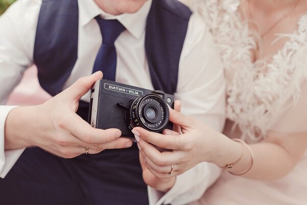 Идея для свадебной фотосессии