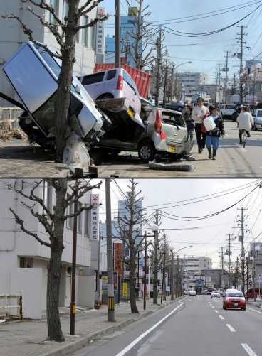 Цунами в Японии: пострадавшие районы. - №15