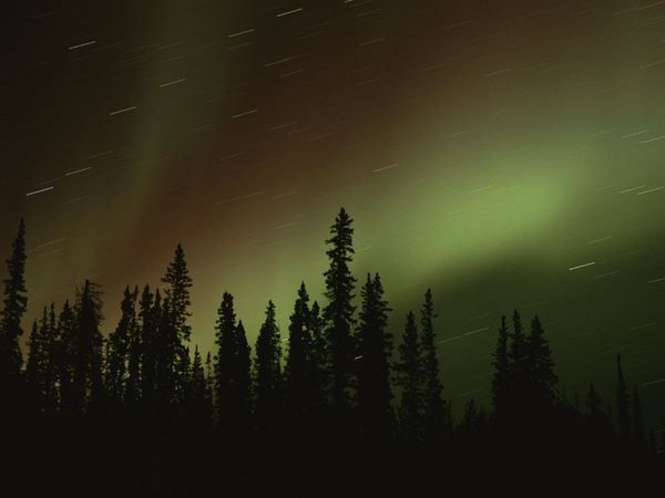 Канада, северное сияние, фото: Raymond Gehman