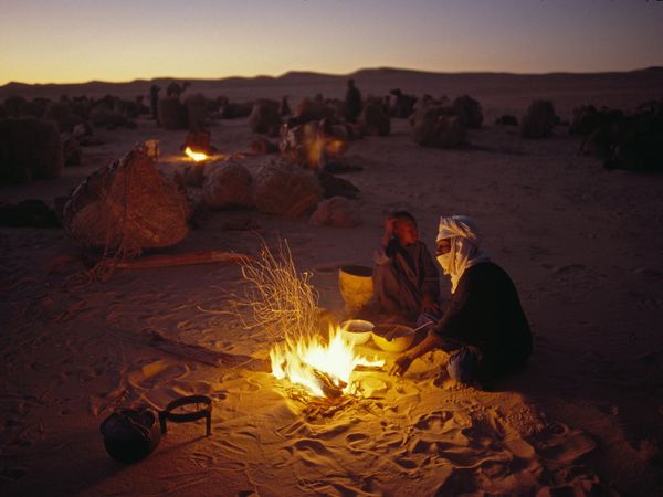 Ночевка в Сахаре, фото:Michael S. Lewis
