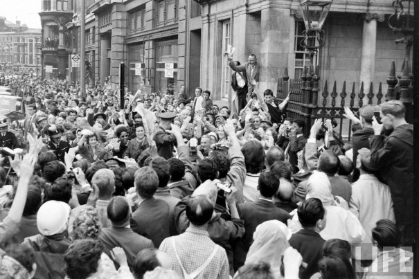 Чествование майора Юрия Алексеевича Гагарина, 14 апреля 1961 год