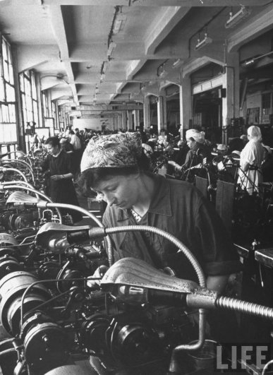 Текстильная фабрика, г. Москва, СССР, 1956 год