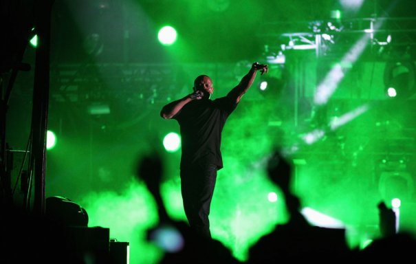 Выступление рэппера  Dr.Dre, фото: David McNew