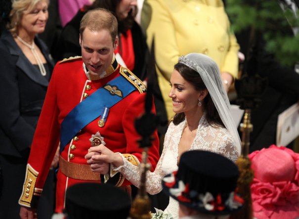 Принц Уильям со своей супругой принцессой Кэтрин, фото: Adrian Dennis