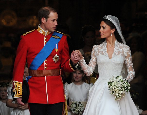 Принц Уильям со своей супругой принцессой Кэтрин, фото: Carl de Souza