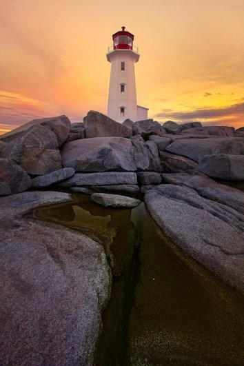 Peggy’s Cove Lighthouse Nova Scotia