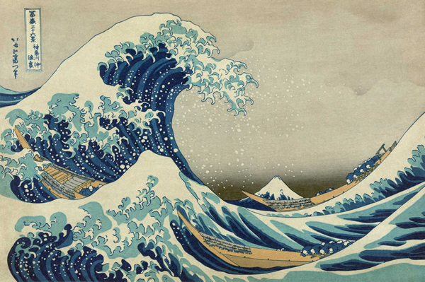 16 Катсушика Хокусаи. Большая волна в Канагаве