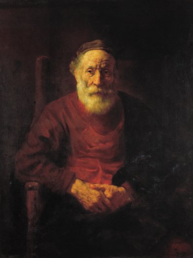 25 Рембрандт. Старик в красном