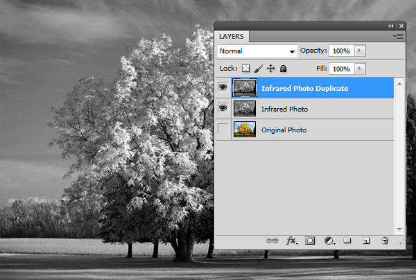 Эффект инфракрасной фотографии c Photoshop CS5 - №7