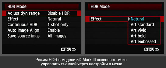 Режим HDR