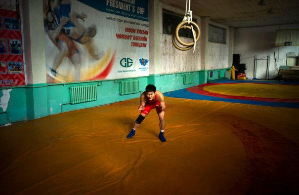 Вольная борьба, Монголия,спортсмен Мандахнаран Ганзор