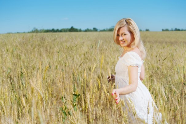 Woman in a field