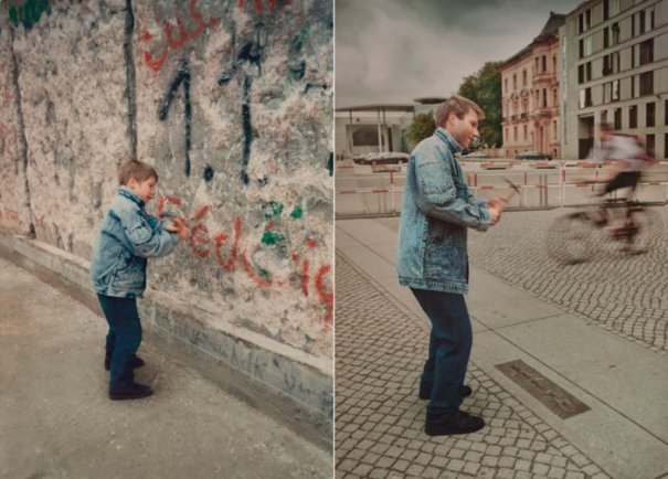 Кристоф 1990 и 2011 Берлинская стена