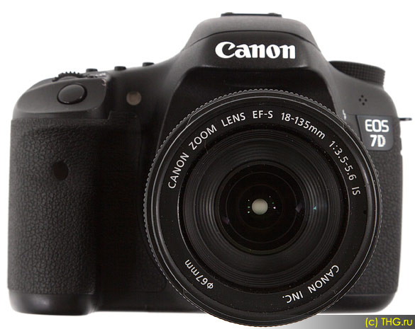 Обзор Canon 7D - Canon 7D со штатным объективом