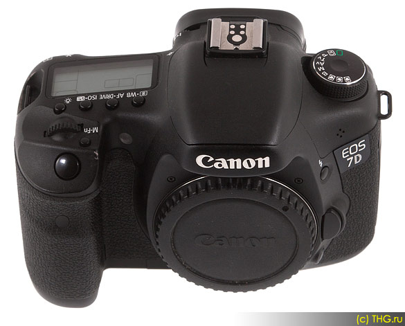 Обзор Canon 7D - Canon 7D с заглушкой на байонете
