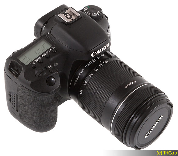 Обзор Canon 7D - Canon 7D со штатным объективом 18-135. Относительно компактный и лёгкий вариант для фотолюбителей.