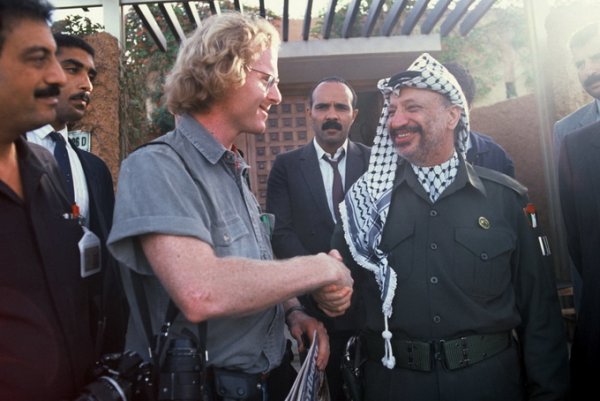 Питер Тернли (Peter Turnley) и Ясир Арафат (Yasser Arafat), Алжир, 1988