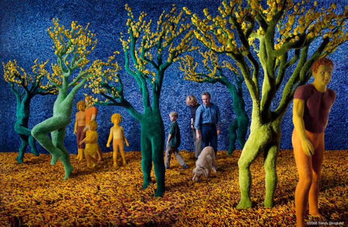 Баланс между фантазией и реальностью от фотографа Sandy Skoglund - №1