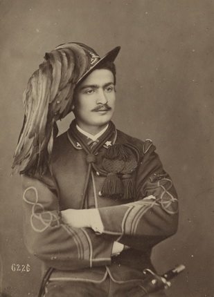 Джорджио Зоммер. Портрет бельсарьера. Неаполь. 1860-е