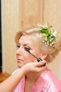 Прическа и макияж на свадьбу. Невеста Татьяна. Фото бэкстэйдж