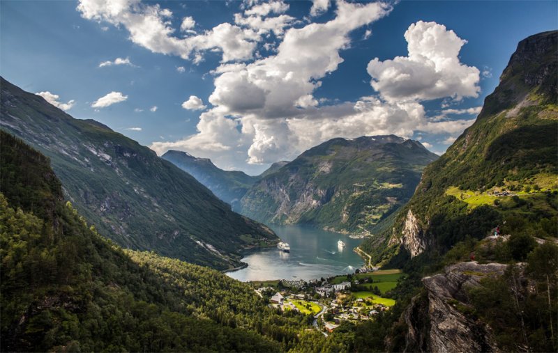 Роскошные пейзажи Норвегии - №5