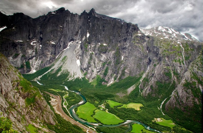 Роскошные пейзажи Норвегии - №21
