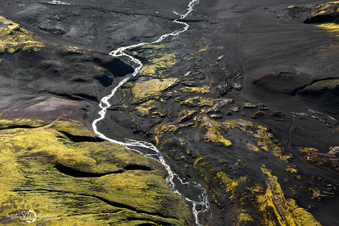 Пейзажи Исландии в аэрофотографиях Сары Мартинет - №5