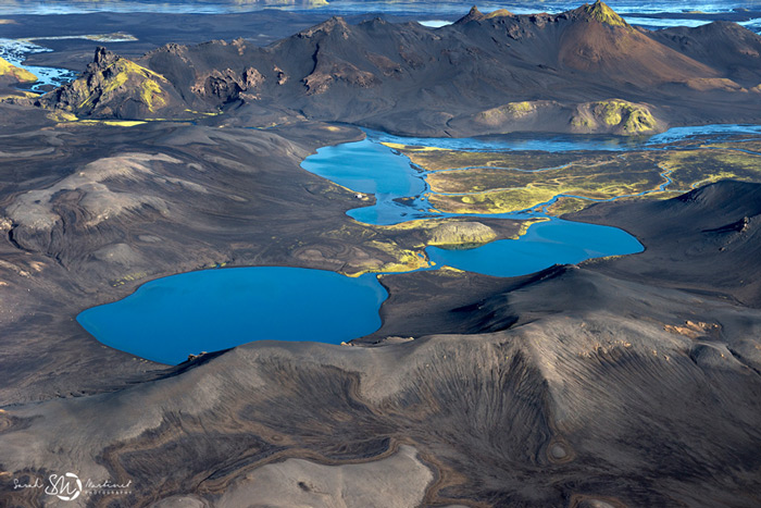 Пейзажи Исландии в аэрофотографиях Сары Мартинет - №7