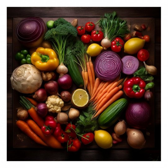 A. I. Food. Vegetables. Image. Royalty Free Photo.