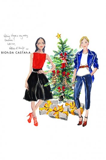 fashion - Рождественские открытки от Vogue! - №4
