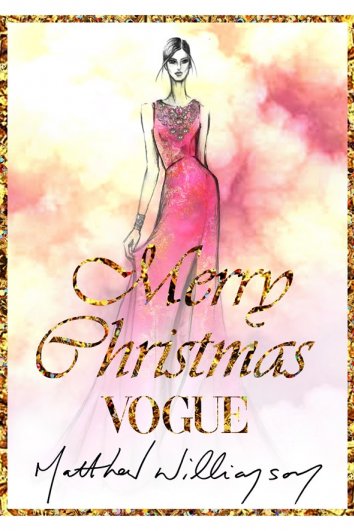 fashion - Рождественские открытки от Vogue! - №14