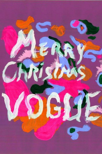 fashion - Рождественские открытки от Vogue! - №15