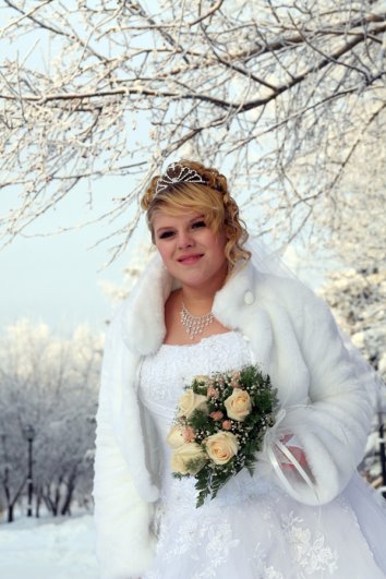Зимняя свадьба — это всегда красиво!
