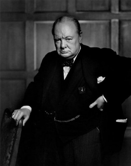 Фотограф Юсуф Карш. Портрет Черчиля.