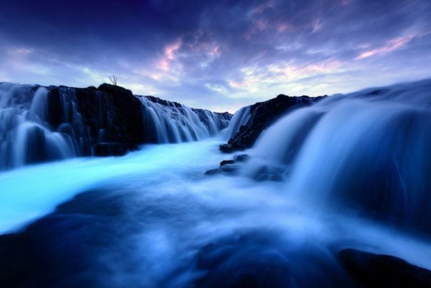 Водопад Брюарфосс, Исландия.