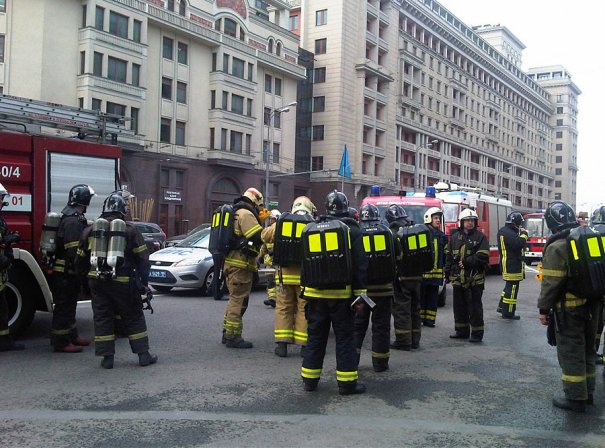 пожар в метро в Москве