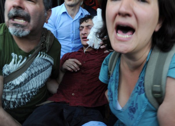 Новости в фотографиях - Массовые протесты в Турции - №2
