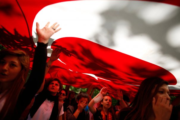 Новости в фотографиях - Массовые протесты в Турции - №17