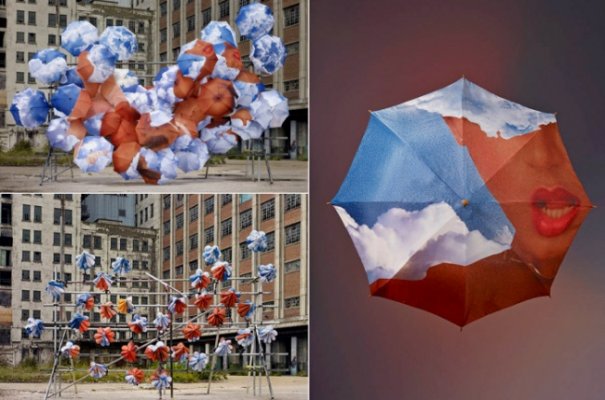 Зонтики как искусство - необычные фото картины - №7