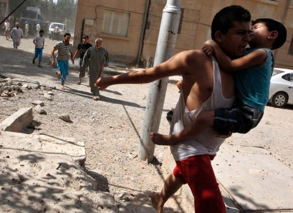 Новости в фотографиях - Газовая атака в Сирии - №12