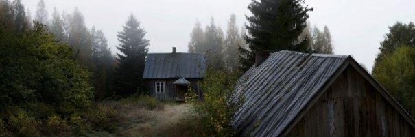Интересные фото заброшенных лесных домиков - №1