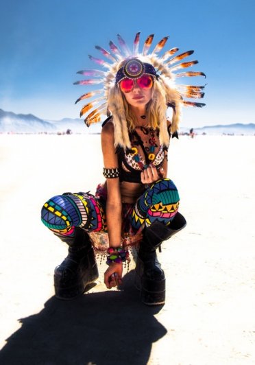 Волны креатива в красивых фото с фестиваля Burning Man - №1