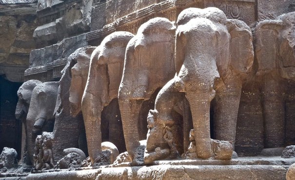 Необычные фото - Уникальный храм Кайласанатха - №3
