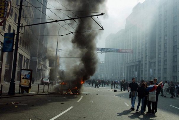 Новости в фотографиях - Самые масштабные беспорядки в Москве - №3