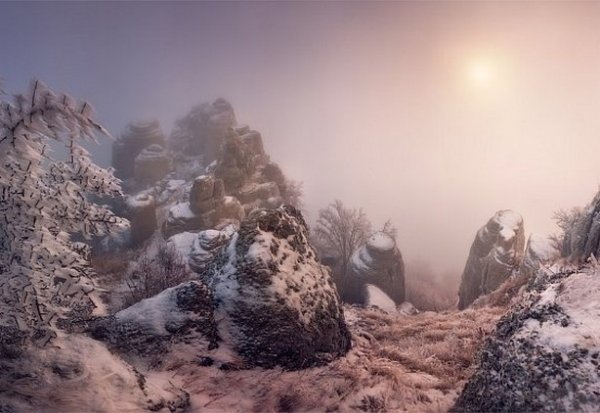 Зимние фото пейзажи из Крыма - №7